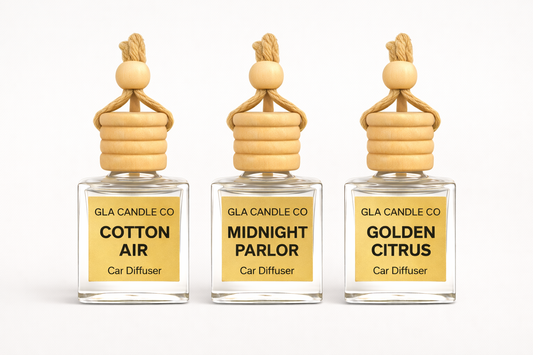 Luxe Commute Trio – Car Diffuser Set